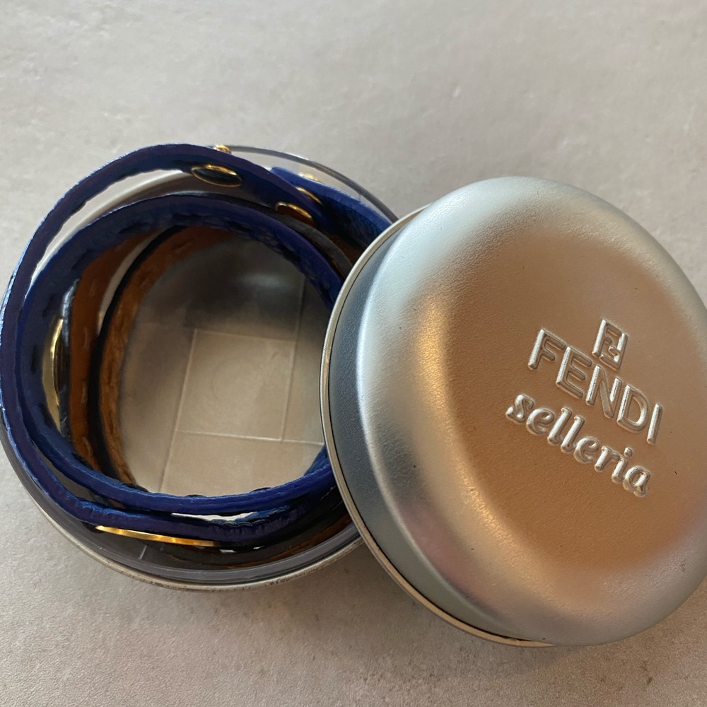 Two Fendi Selleria Leather Bracelets